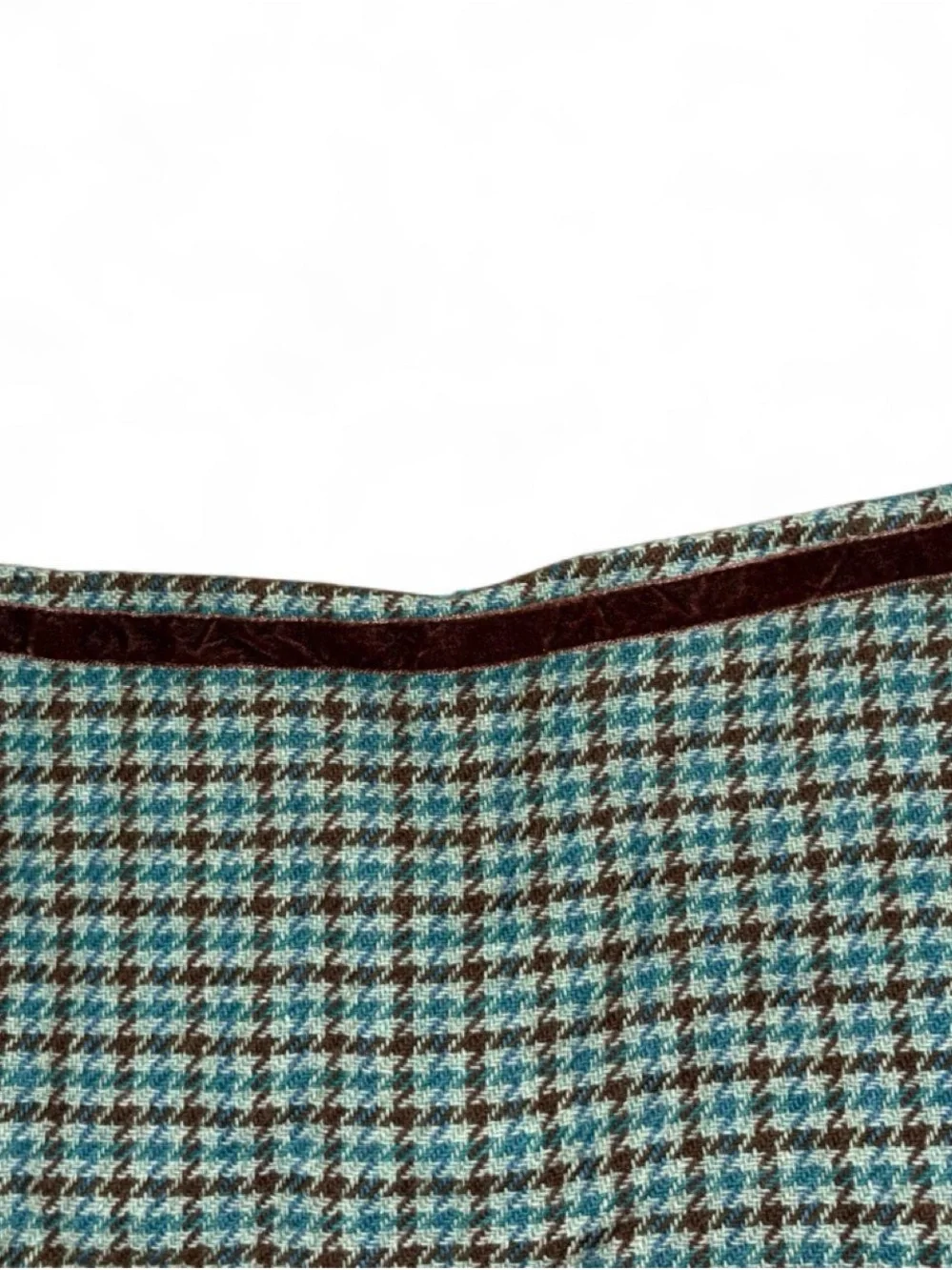 Banana Republic Mint Green Houndstooth Mini Skirt